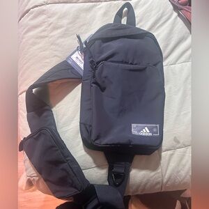 Adidas Black sling crossbody bag